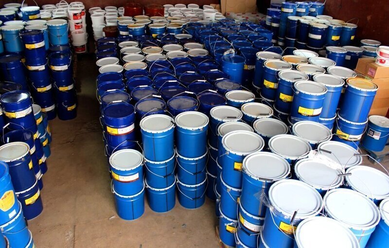 Эмаль ЭП-1294 однокомпонентная черная 50 кг